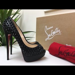 Christian Louboutin Lady Peep Spike Sz 39.5